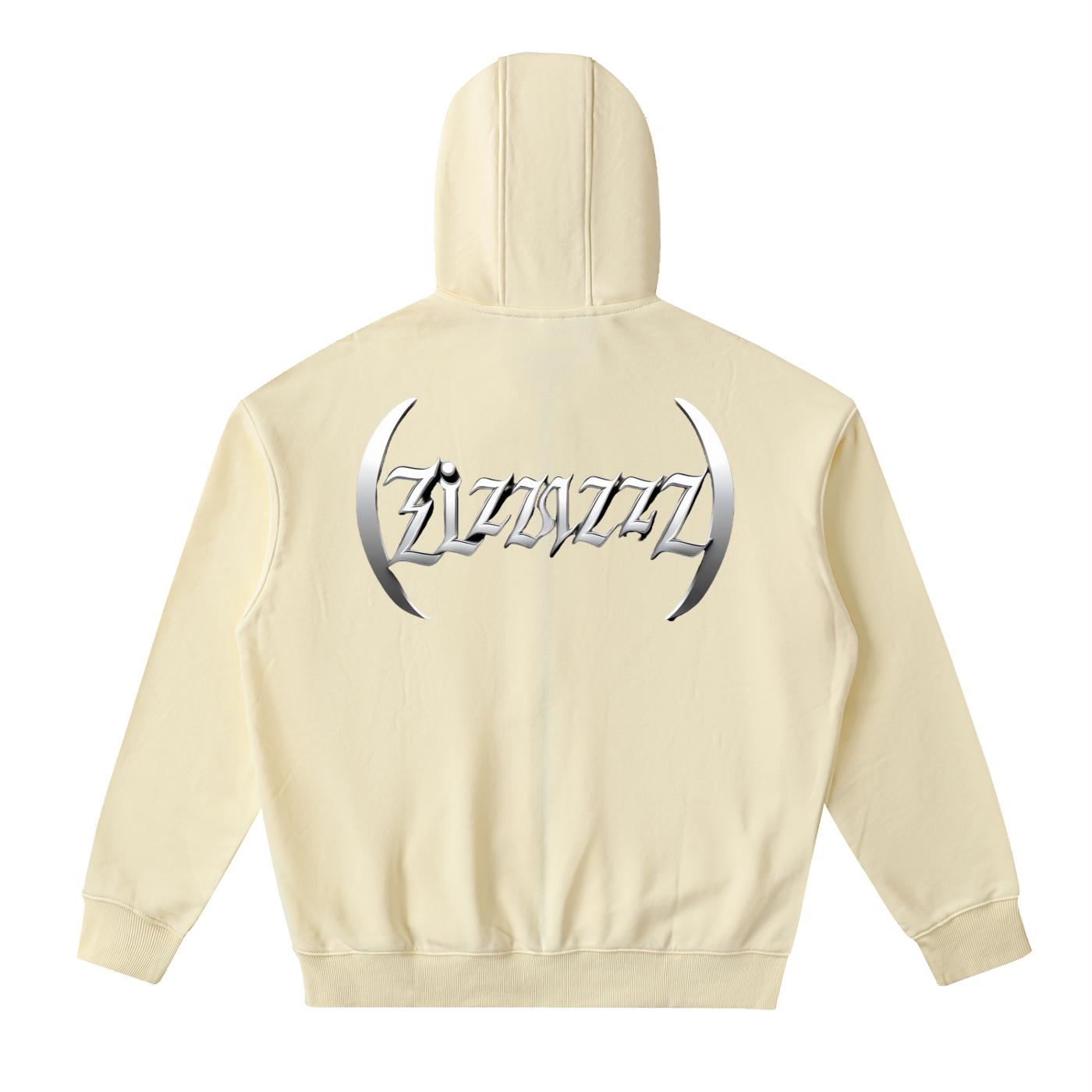 Drop-Shoulder Zip Up Hoodie