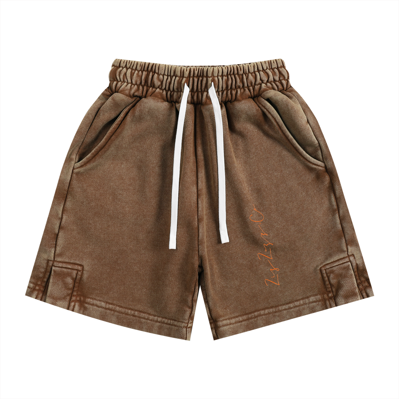 ZizZazz kid's washed design short