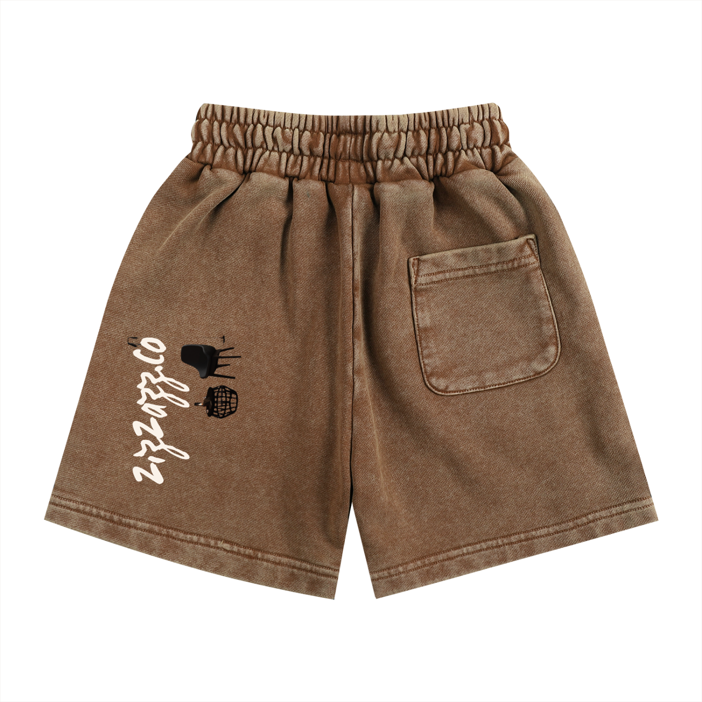 ZizZazz kid's washed design short