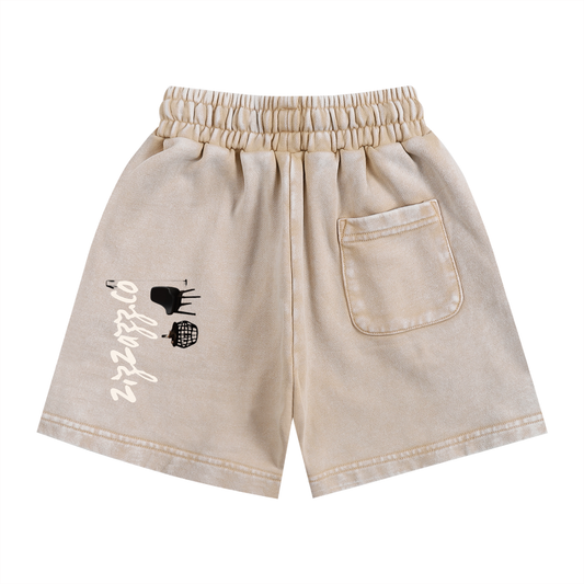 ZizZazz kid's washed design short