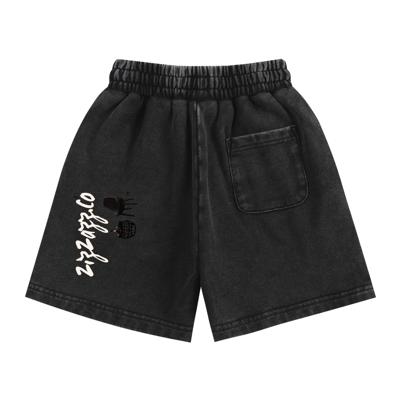 ZizZazz kid's washed design short