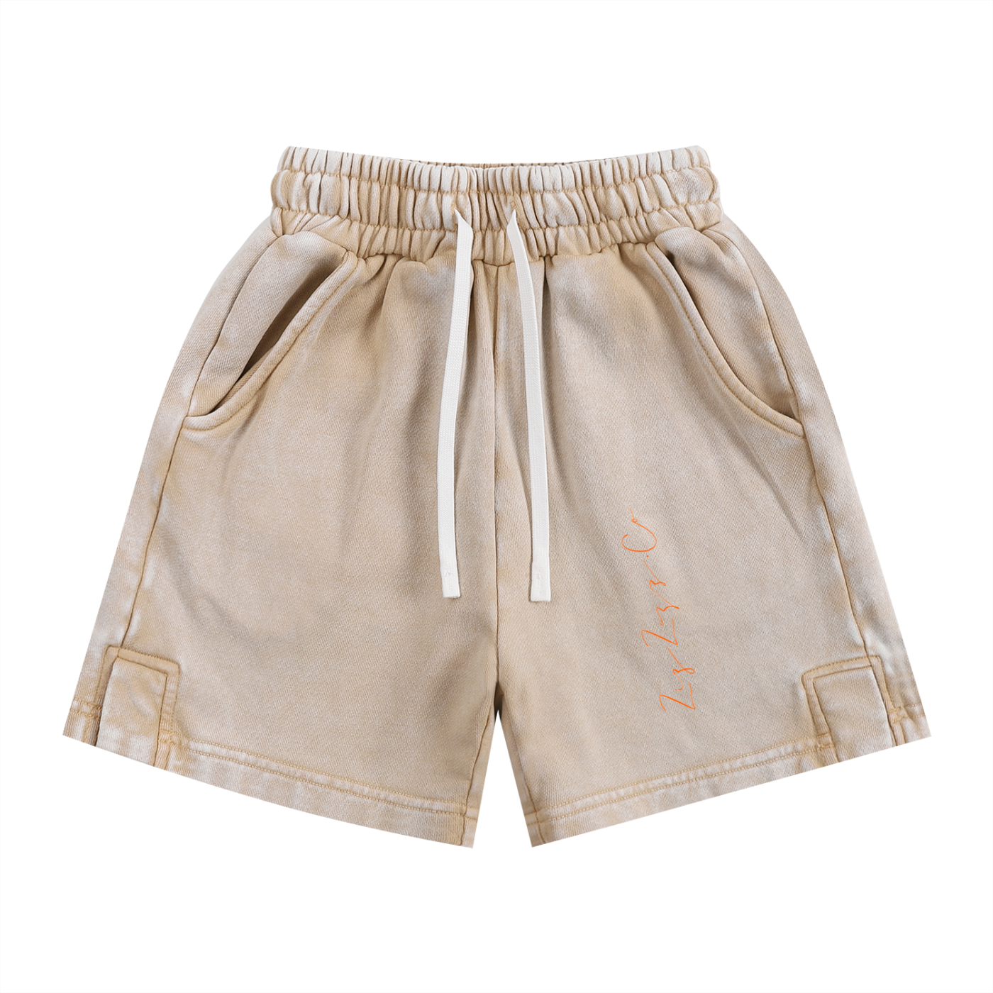 ZizZazz kid's washed design short