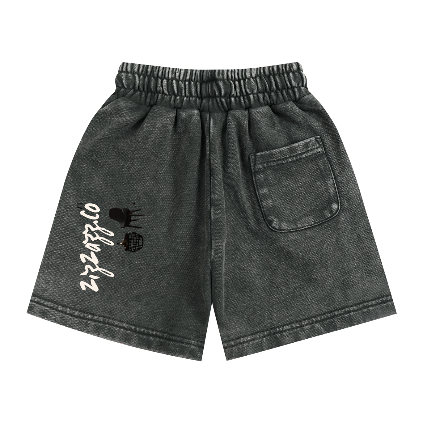 ZizZazz kid's washed design short