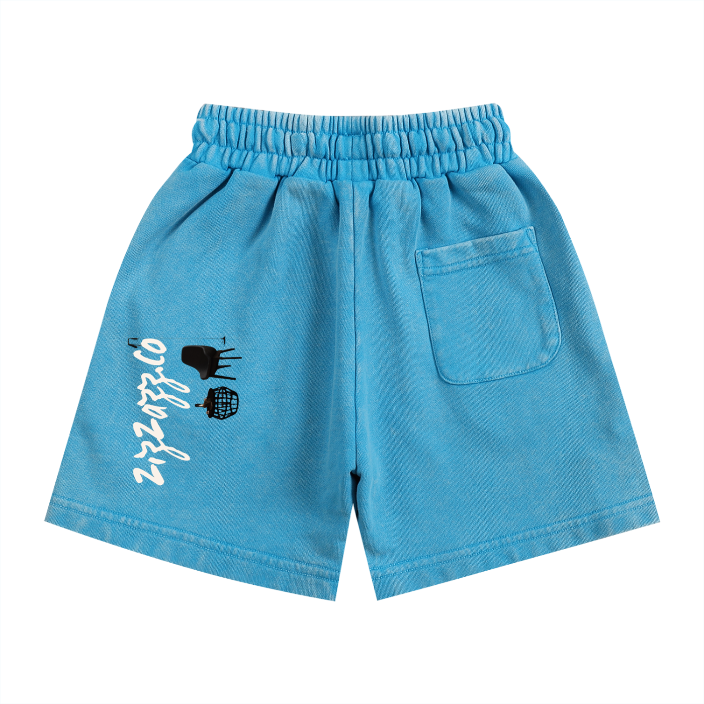 ZizZazz kid's washed design short