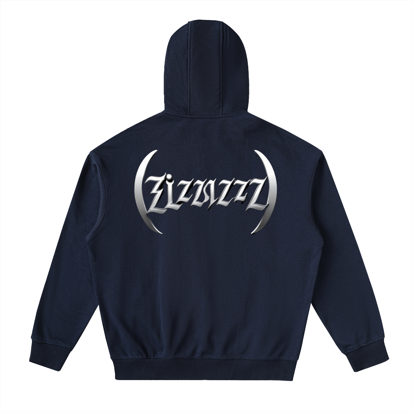 Drop-Shoulder Zip Up Hoodie