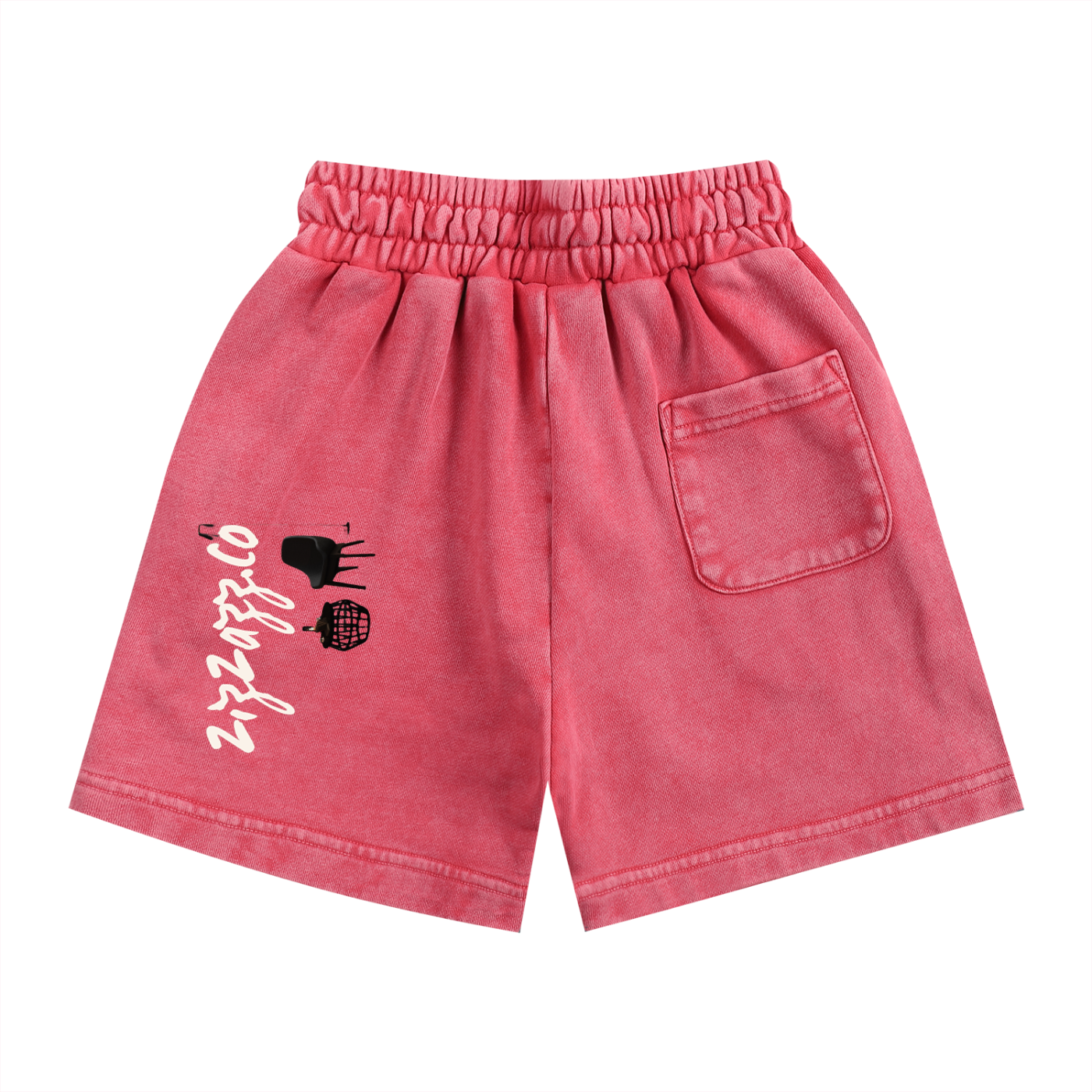 ZizZazz kid's washed design short